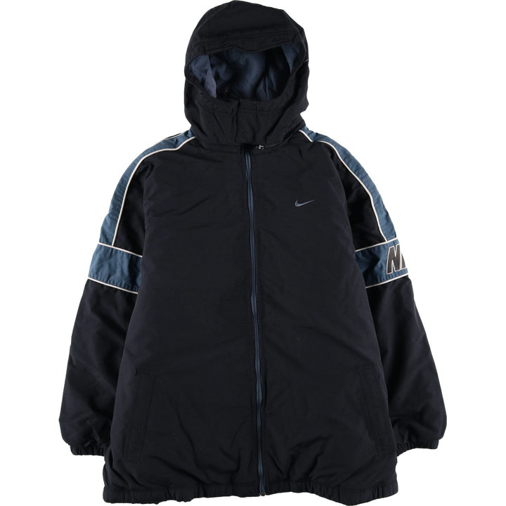 2000'S Nike Reversible Padded Parka Puffer Jacket Men's XL polyester navy blue type Vintage Second Hand