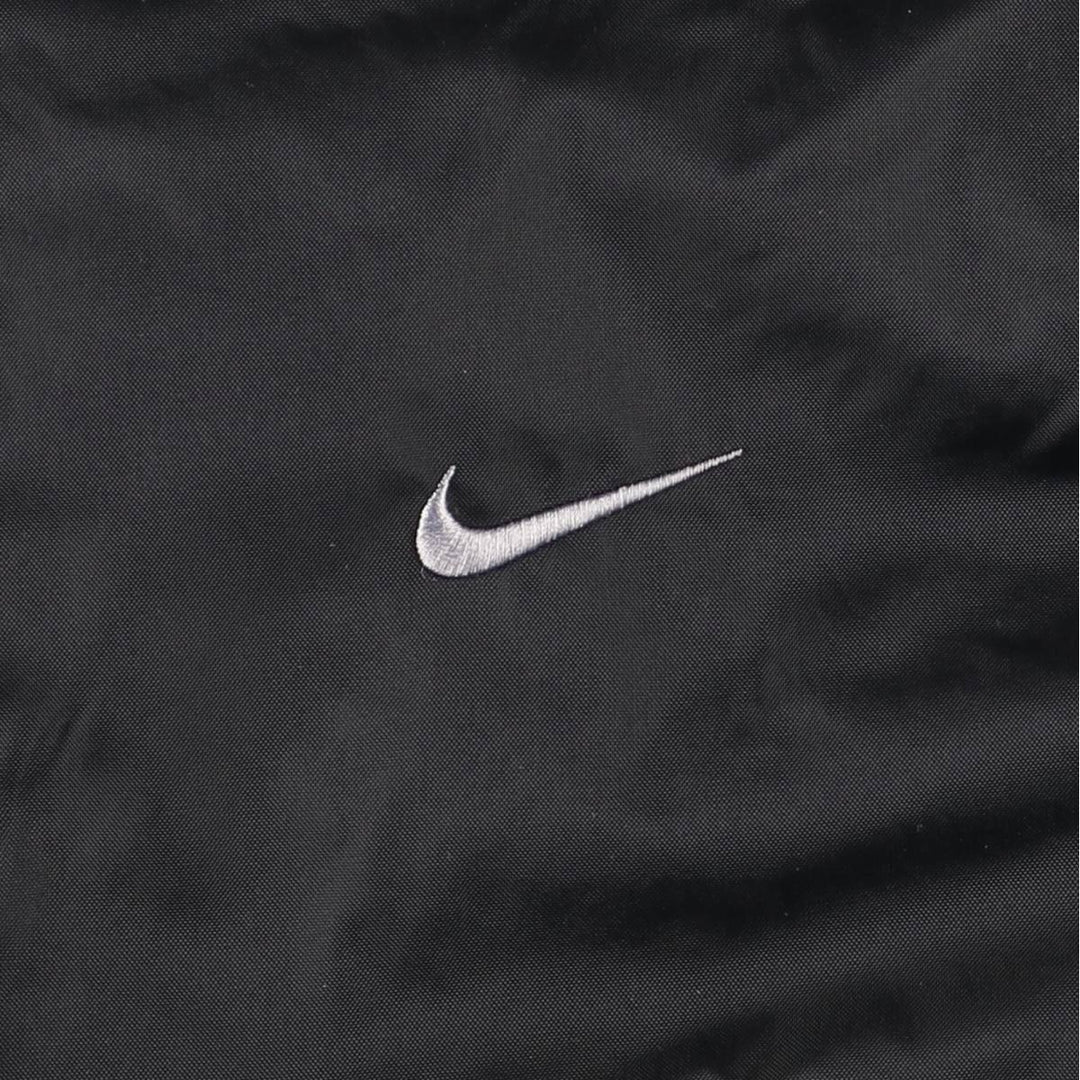 00'S Nike padded puffer jacket, men's XL size Nylon black type Vintage Second Hand