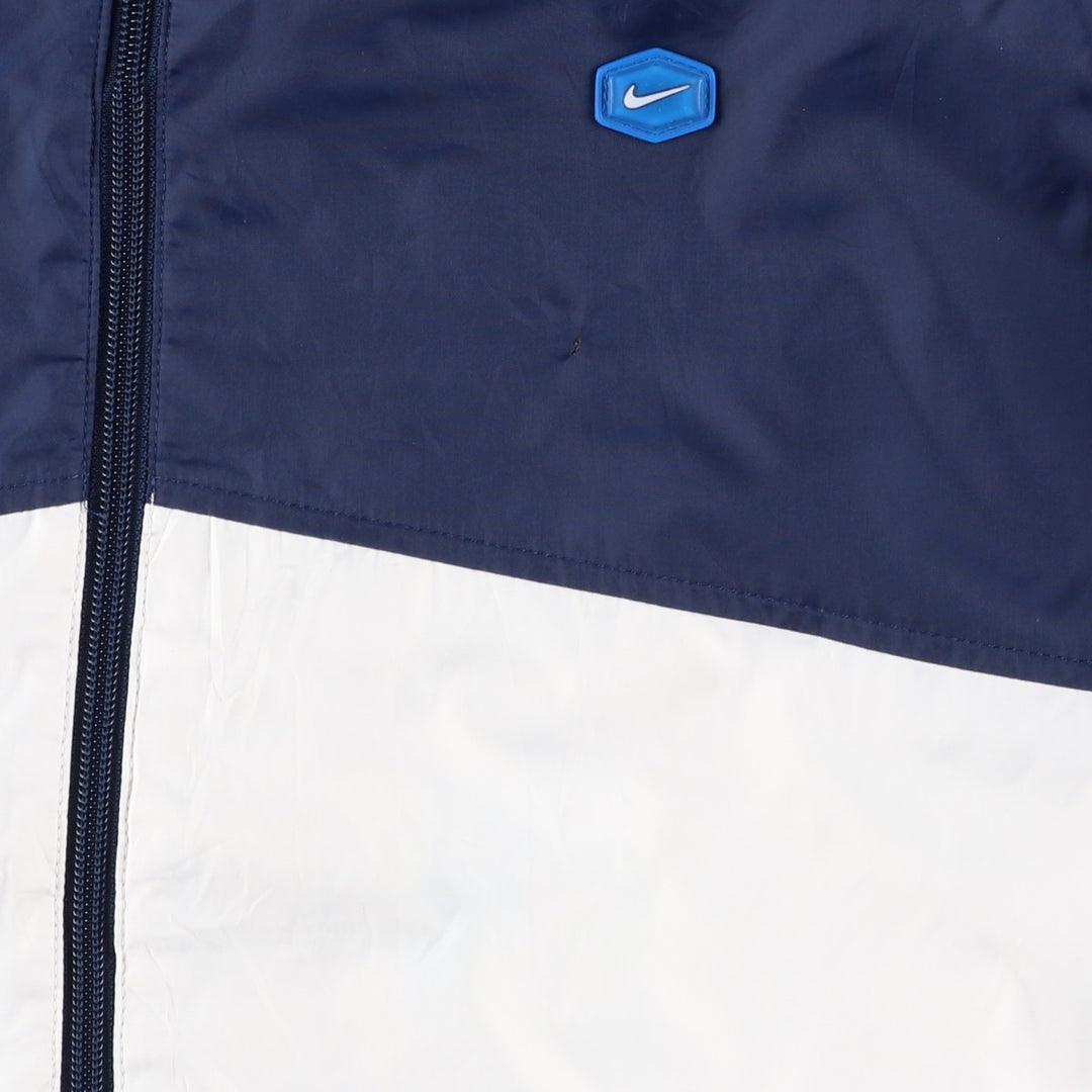 00'S Nike Nylon Jacket Men's M size Nylon navy blue type Vintage Second Hand