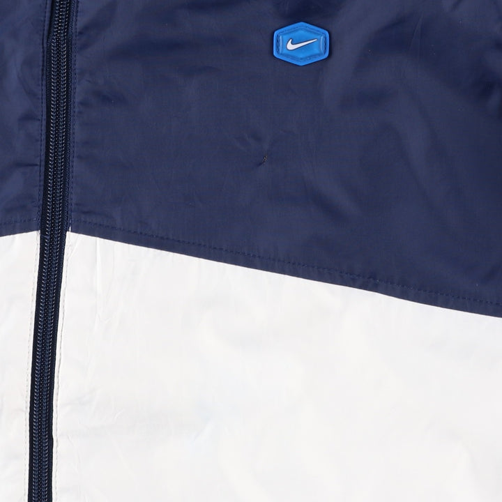 00'S Nike Nylon Jacket Men's M size Nylon navy blue type Vintage Second Hand