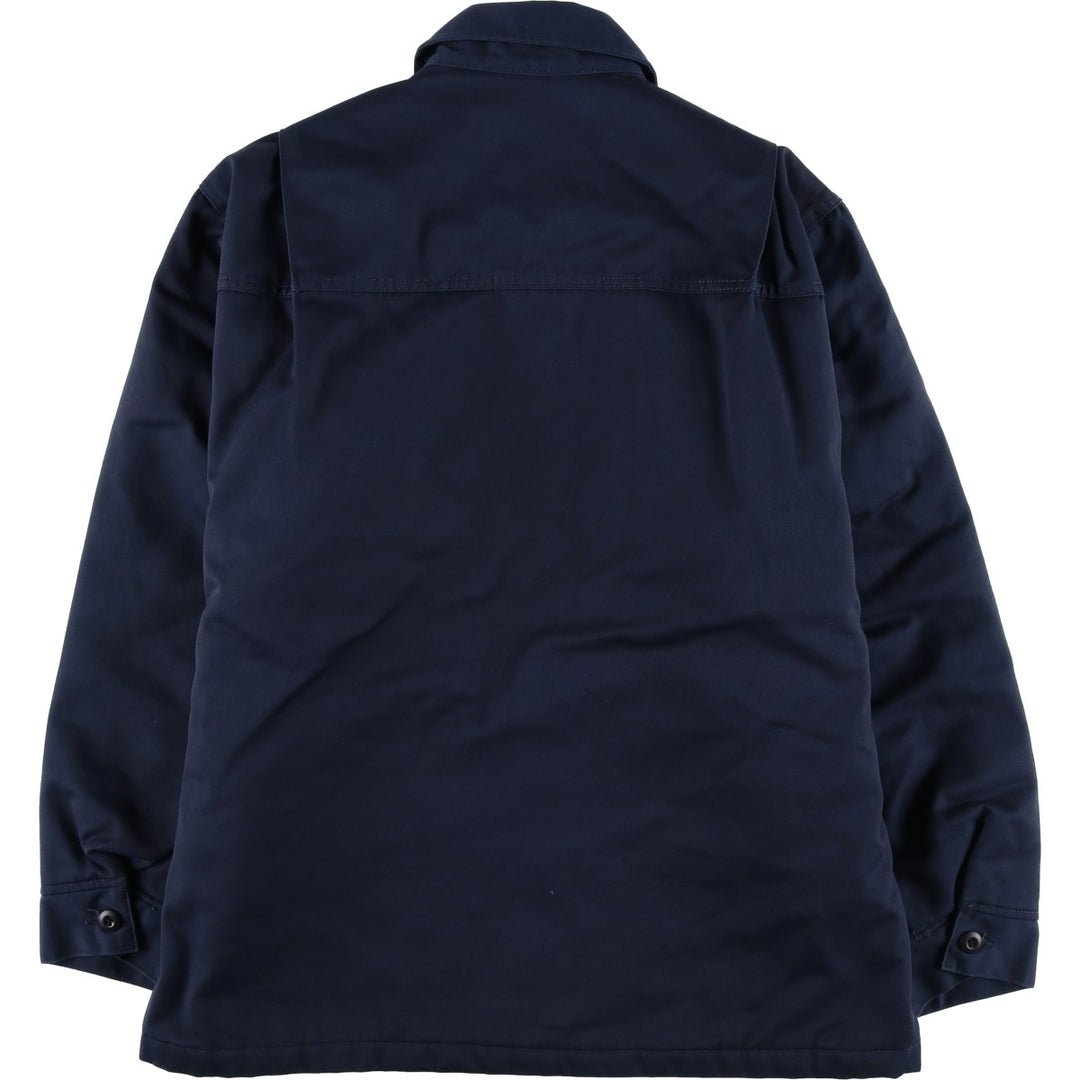 Dickies padded work jacket, men's size XL polyester navy blue type Vintage Second Hand