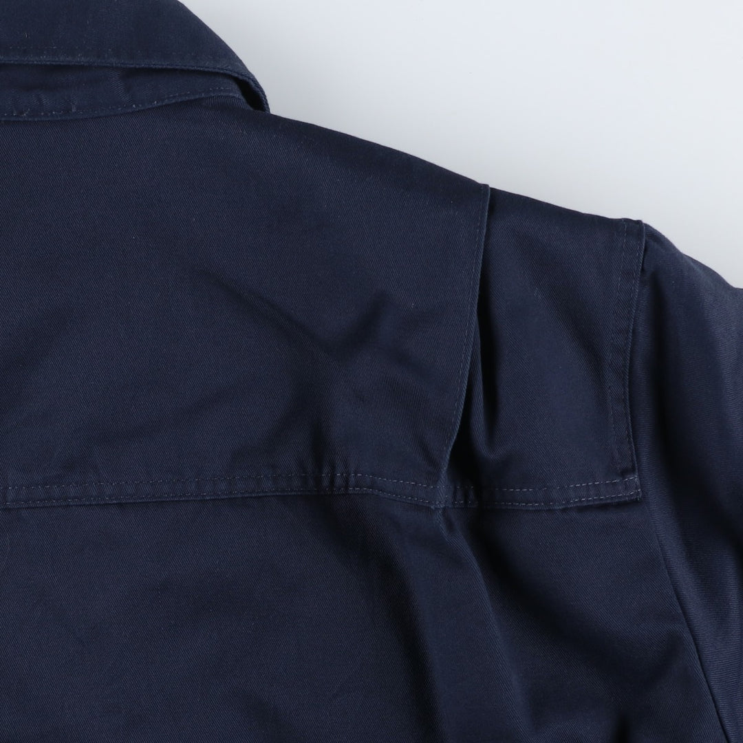 Dickies padded work jacket, men's size XL polyester navy blue type Vintage Second Hand