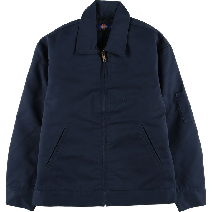 Dickies padded work jacket, men's size M unclear navy blue type Vintage Second Hand