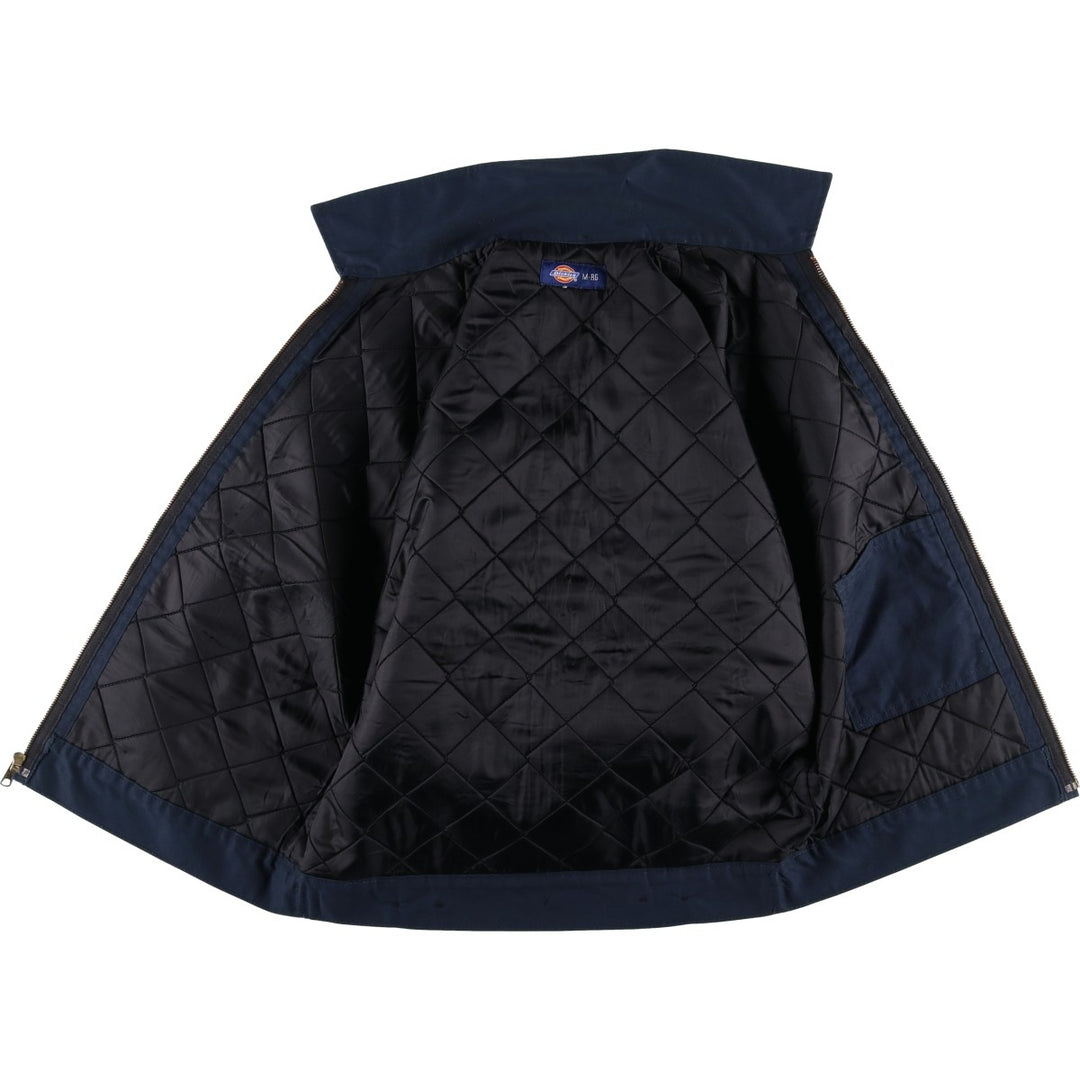 Dickies padded work jacket, men's size M unclear navy blue type Vintage Second Hand