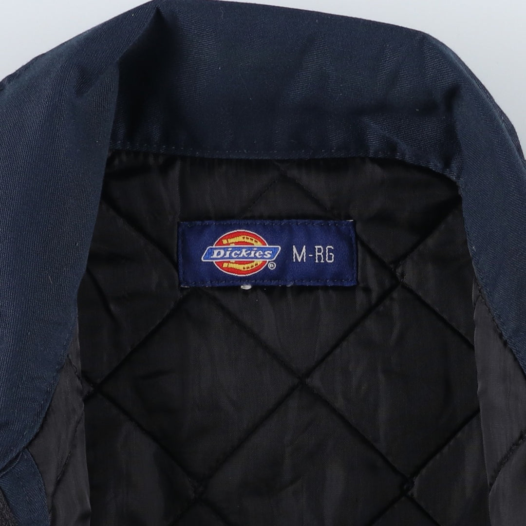 Dickies padded work jacket, men's size M unclear navy blue type Vintage Second Hand