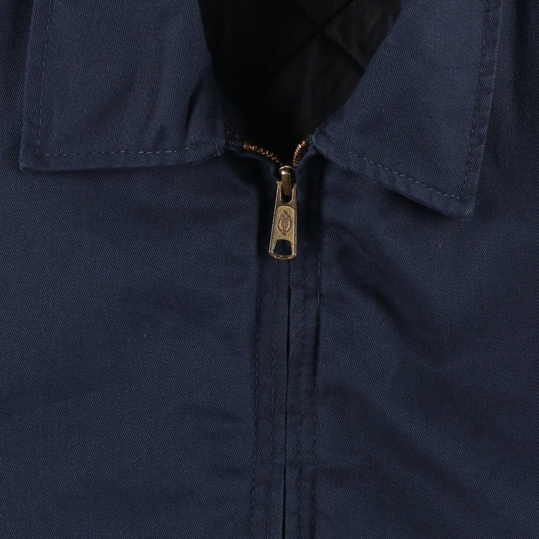 Dickies padded work jacket, men's size M unclear navy blue type Vintage Second Hand