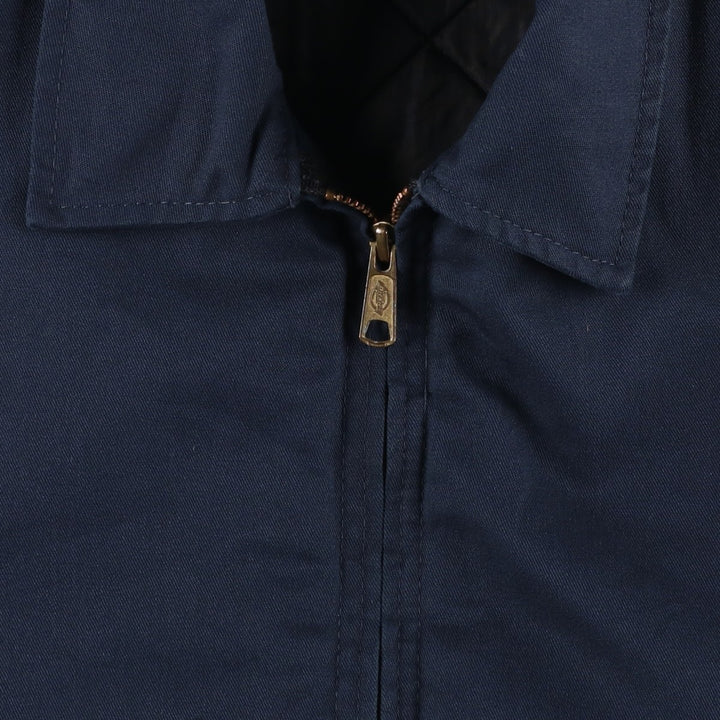 Dickies padded work jacket, men's size M unclear navy blue type Vintage Second Hand