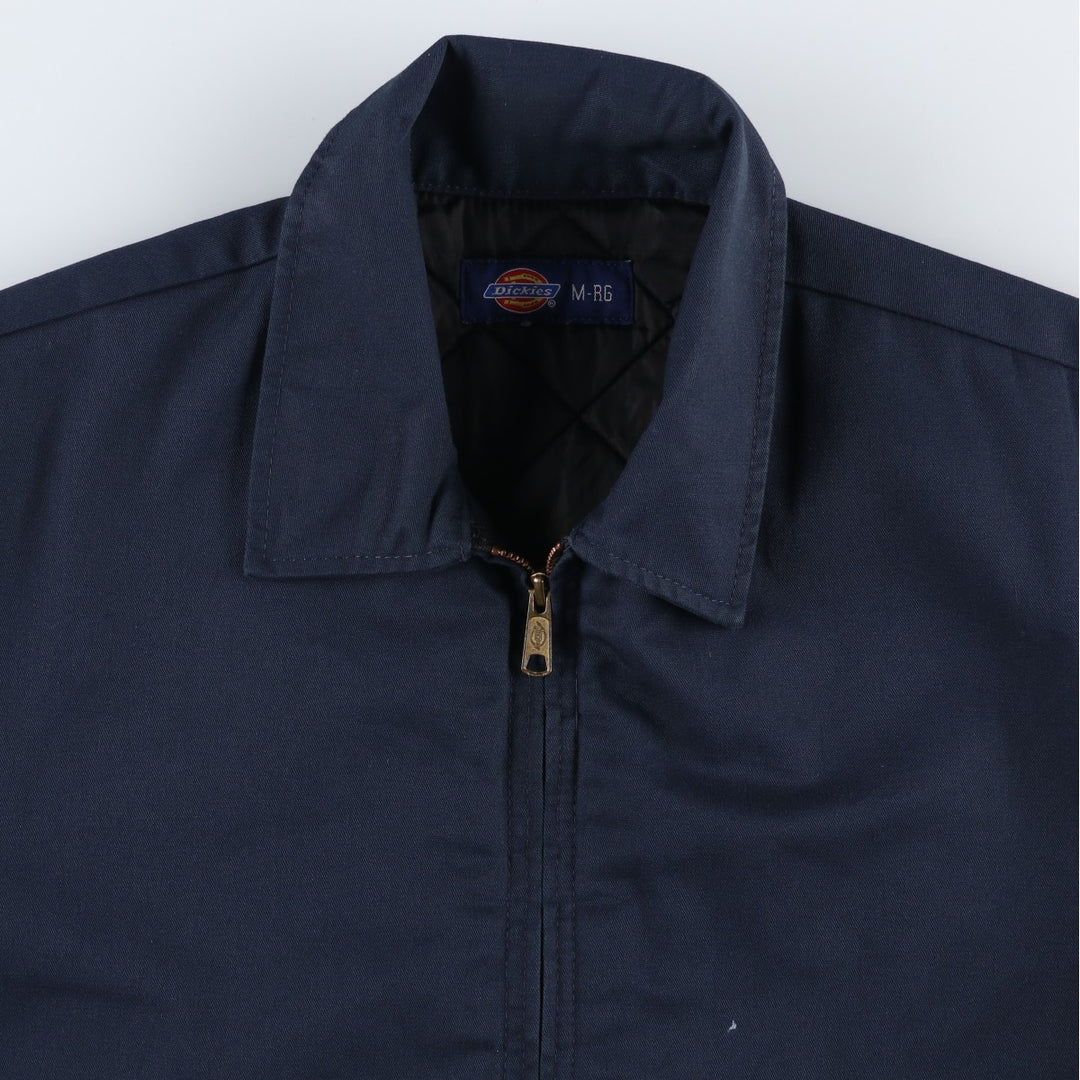 Dickies padded work jacket, men's size M unclear navy blue type Vintage Second Hand