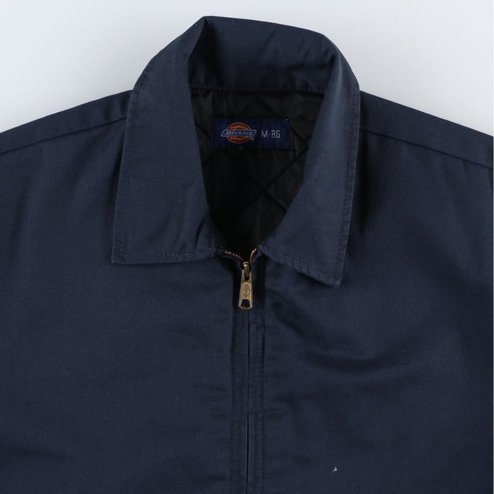 Dickies padded work jacket, men's size M unclear navy blue type Vintage Second Hand