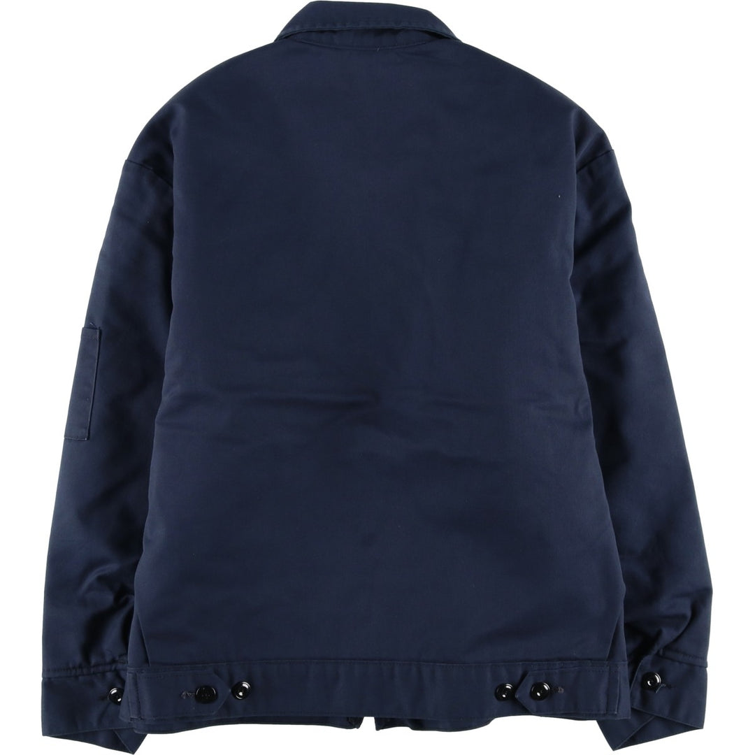2000'S Dickies padded work jacket, men's size L polyester navy blue type Vintage Second Hand