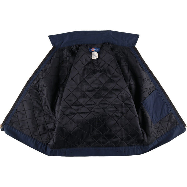 2000'S Dickies padded work jacket, men's size L polyester navy blue type Vintage Second Hand