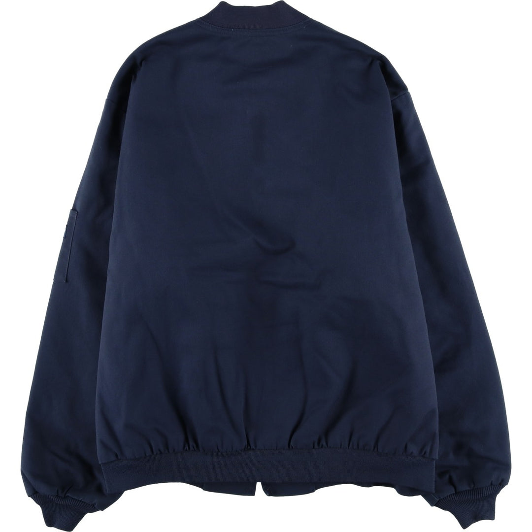 2000'S Dickies padded work jacket, men's size XL polyester navy blue type Vintage Second Hand