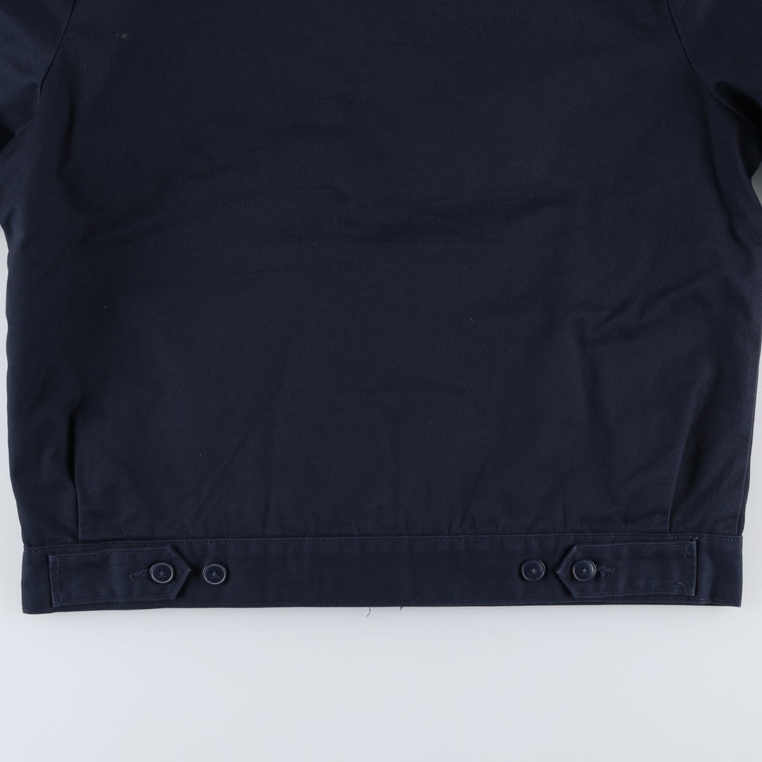 Dickies padded work jacket, men's size L polyester black type Vintage Second Hand