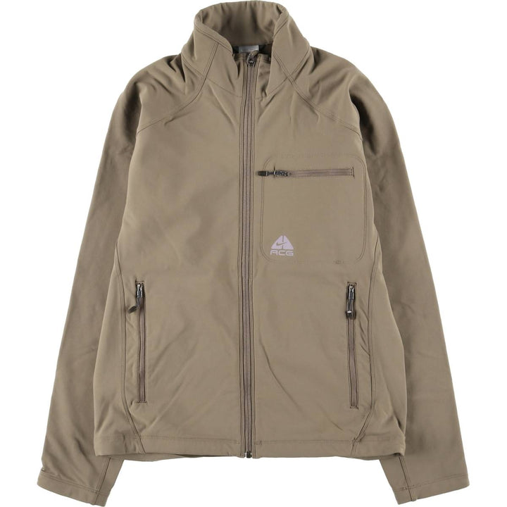 Nike ACG Softshell Jacket, Men's Size M Nylon Beige type Vintage Second Hand