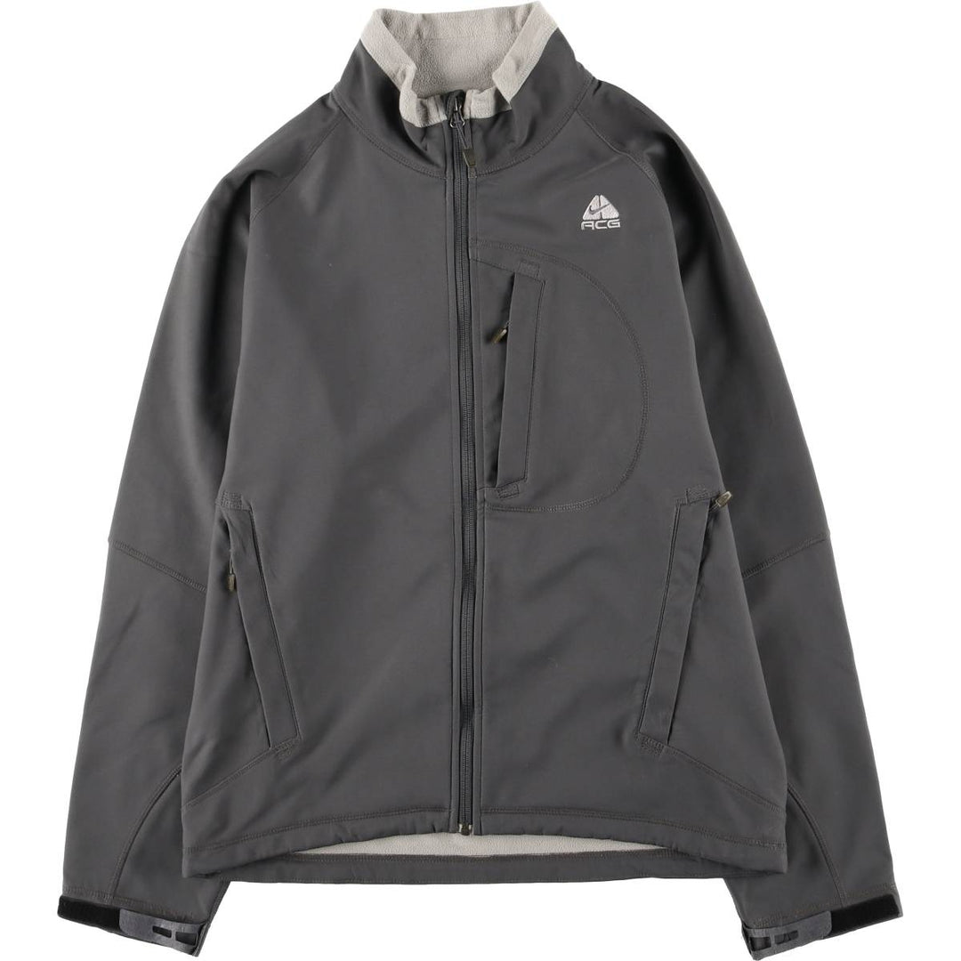 Nike ACG Windbreaker, Men's Size Medium polyester gray type Vintage Second Hand
