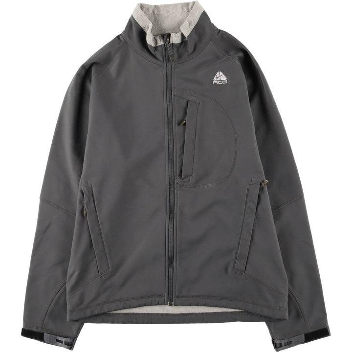 Nike ACG Windbreaker, Men's Size Medium polyester gray type Vintage Second Hand