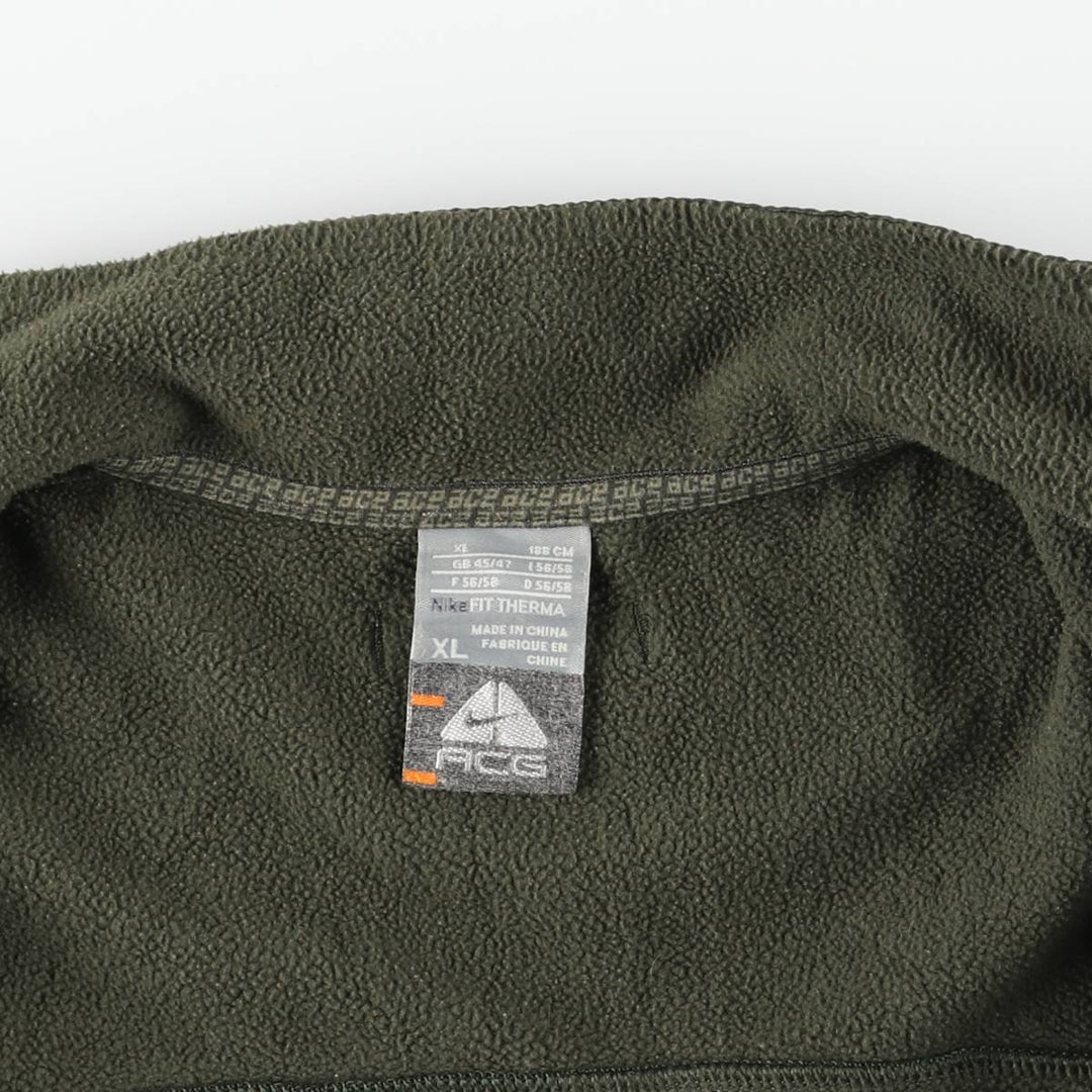 Nike ACG Nylon Jacket, Men's XL polyester dark green Vintage Second Hand