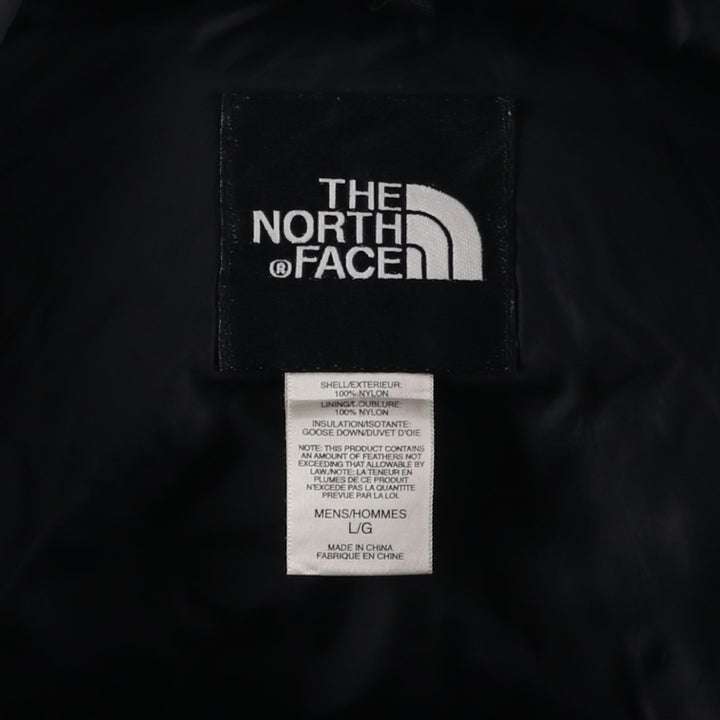 2000'S The North Face Nuptse Jacket, Ripstop 700 Fill Power Goose Down Jacket, Men's Size L Nylon gray type Vintage Second Hand