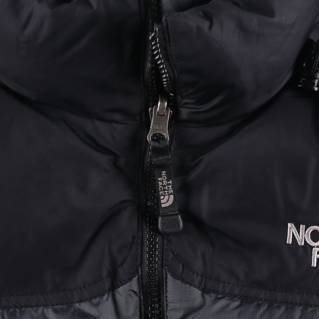 2000'S The North Face Nuptse Jacket, Ripstop 700 Fill Power Goose Down Jacket, Men's Size L Nylon gray type Vintage Second Hand