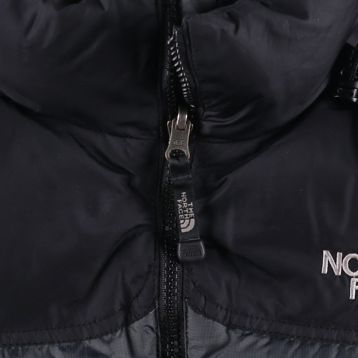 2000'S The North Face Nuptse Jacket, Ripstop 700 Fill Power Goose Down Jacket, Men's Size L Nylon gray type Vintage Second Hand