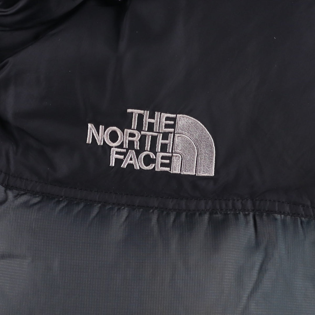 2000'S The North Face Nuptse Jacket, Ripstop 700 Fill Power Goose Down Jacket, Men's Size L Nylon gray type Vintage Second Hand
