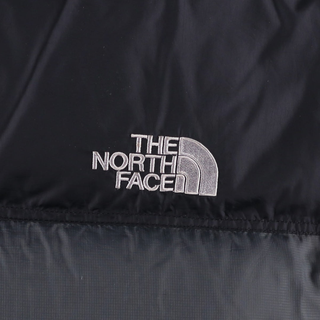 2000'S The North Face Nuptse Jacket, Ripstop 700 Fill Power Goose Down Jacket, Men's Size L Nylon gray type Vintage Second Hand