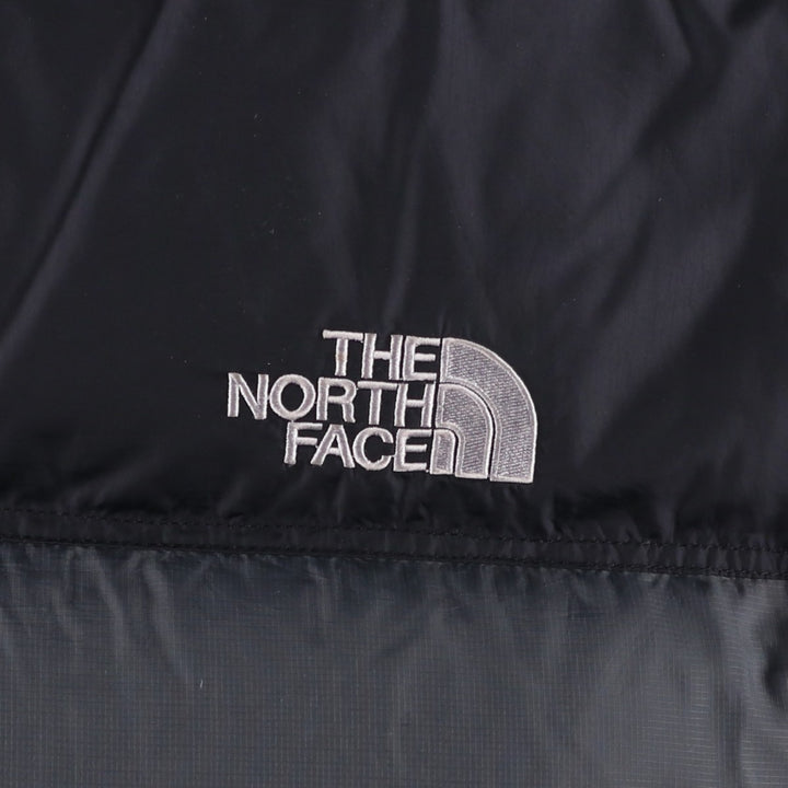 2000'S The North Face Nuptse Jacket, Ripstop 700 Fill Power Goose Down Jacket, Men's Size L Nylon gray type Vintage Second Hand