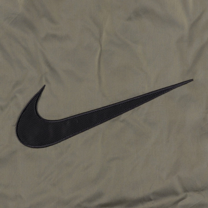 90'S Nike padded half-zip nylon pullover, men's size XL Nylon brown type Vintage Second Hand