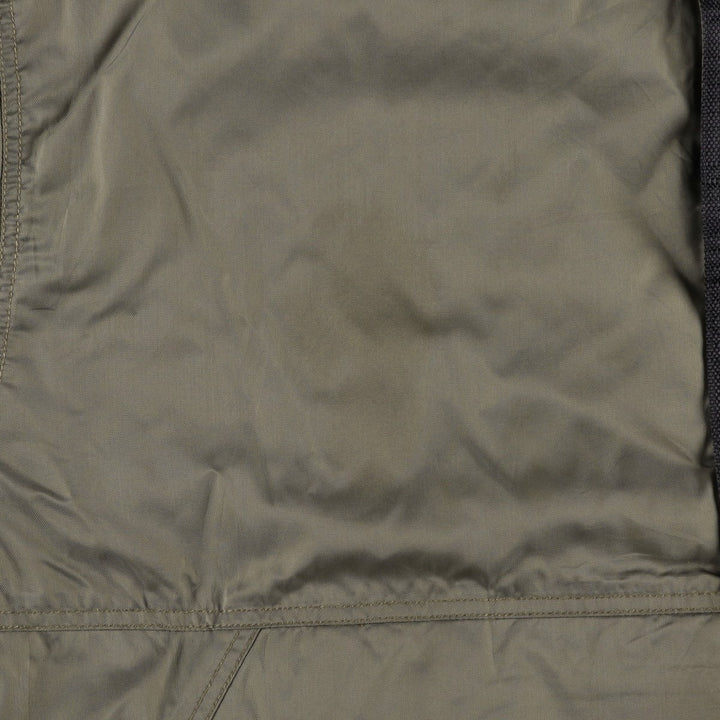 90'S Nike padded half-zip nylon pullover, men's size XL Nylon brown type Vintage Second Hand