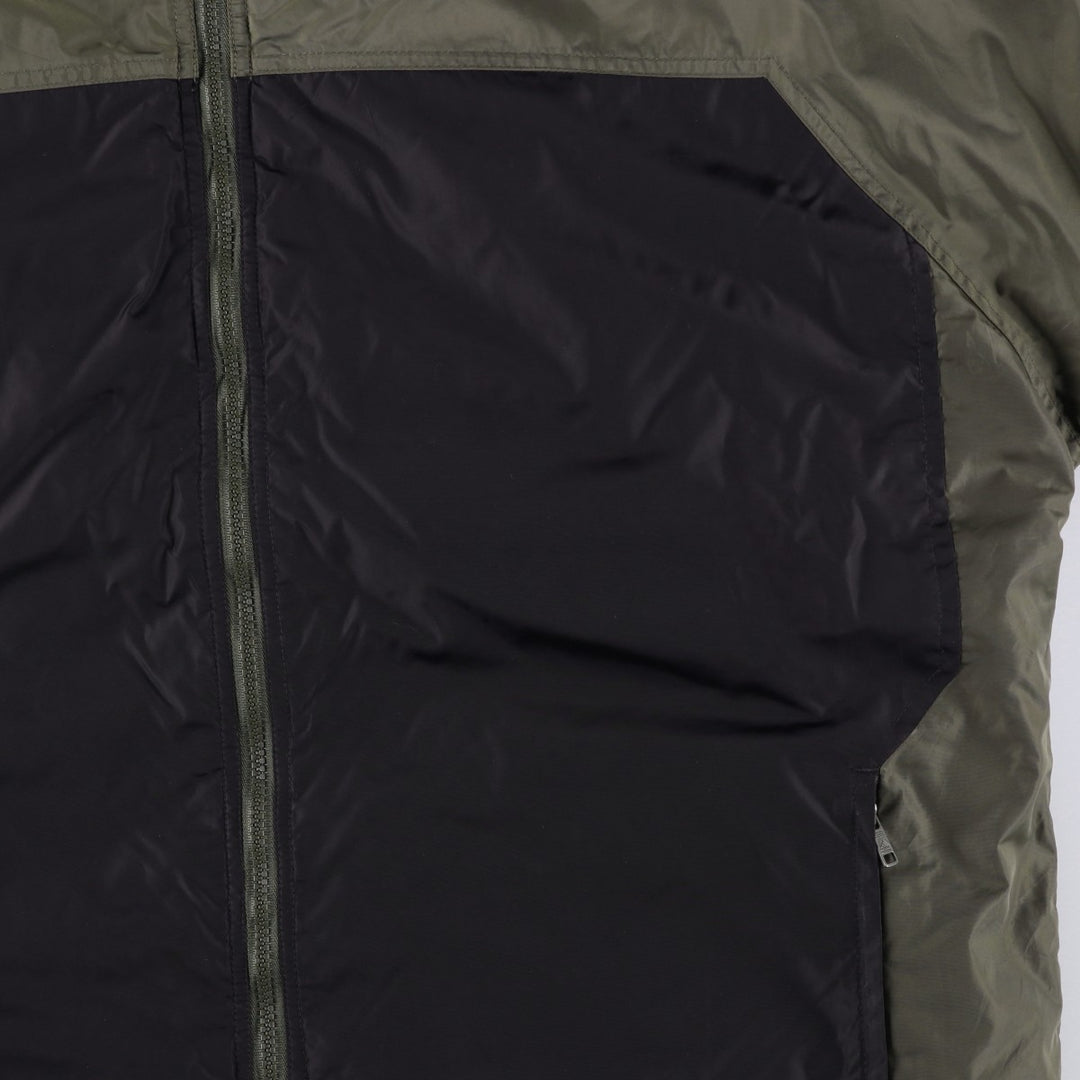 Adidas reversible padded puffer jacket, men's size XL Nylon Khaki type sage green Vintage Second Hand