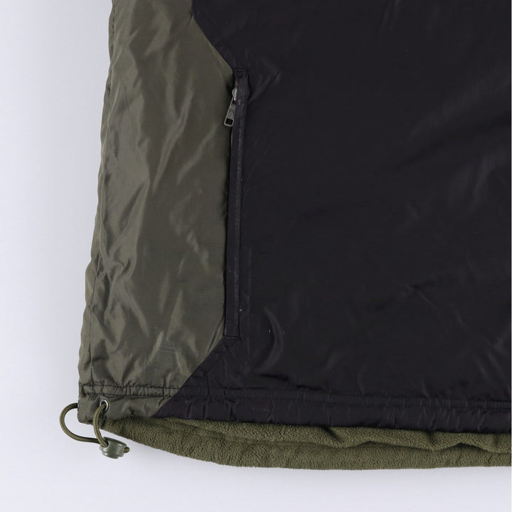 Adidas reversible padded puffer jacket, men's size XL Nylon Khaki type sage green Vintage Second Hand