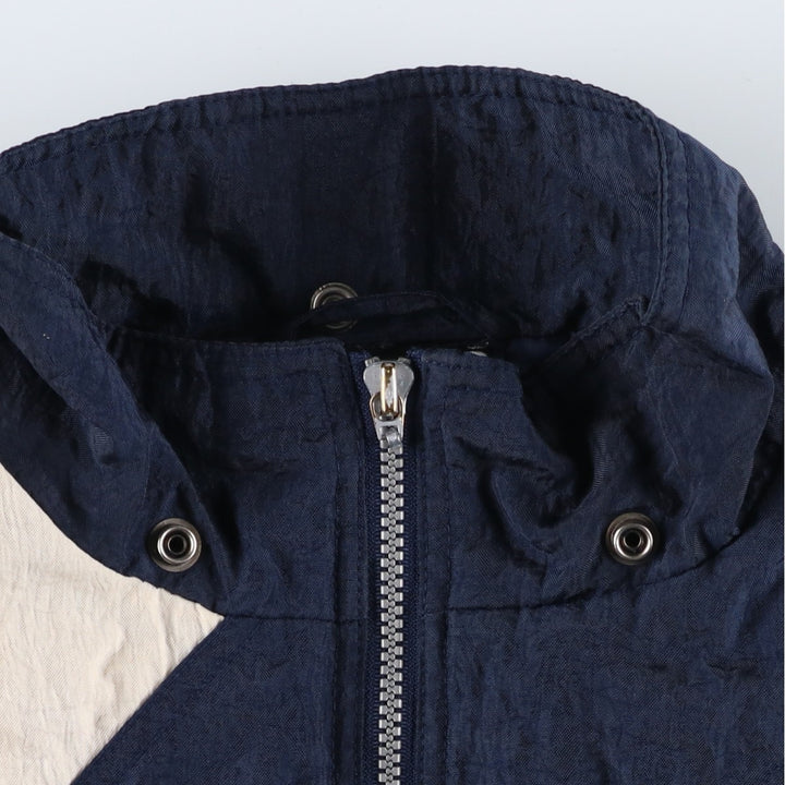 Vintage 80s-90'S Adidas padded puffer jacket, men's size XL Nylon navy blue type Vintage Second Hand