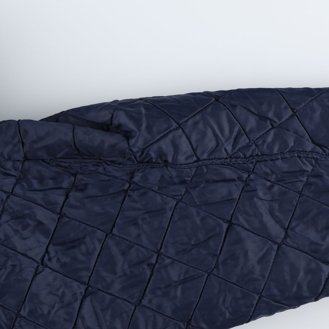 Vintage 80s-90'S Adidas padded puffer jacket, men's size XL Nylon navy blue type Vintage Second Hand