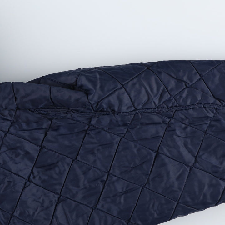 Vintage 80s-90'S Adidas padded puffer jacket, men's size XL Nylon navy blue type Vintage Second Hand