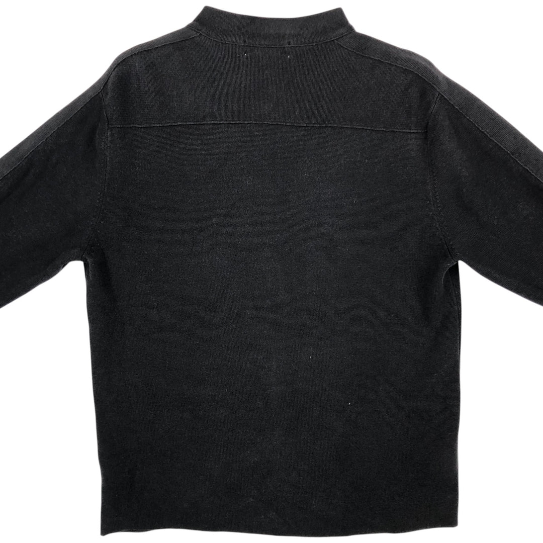 Calvin Klein full-zip sweatshirt, men's size M cotton black type Vintage Second Hand