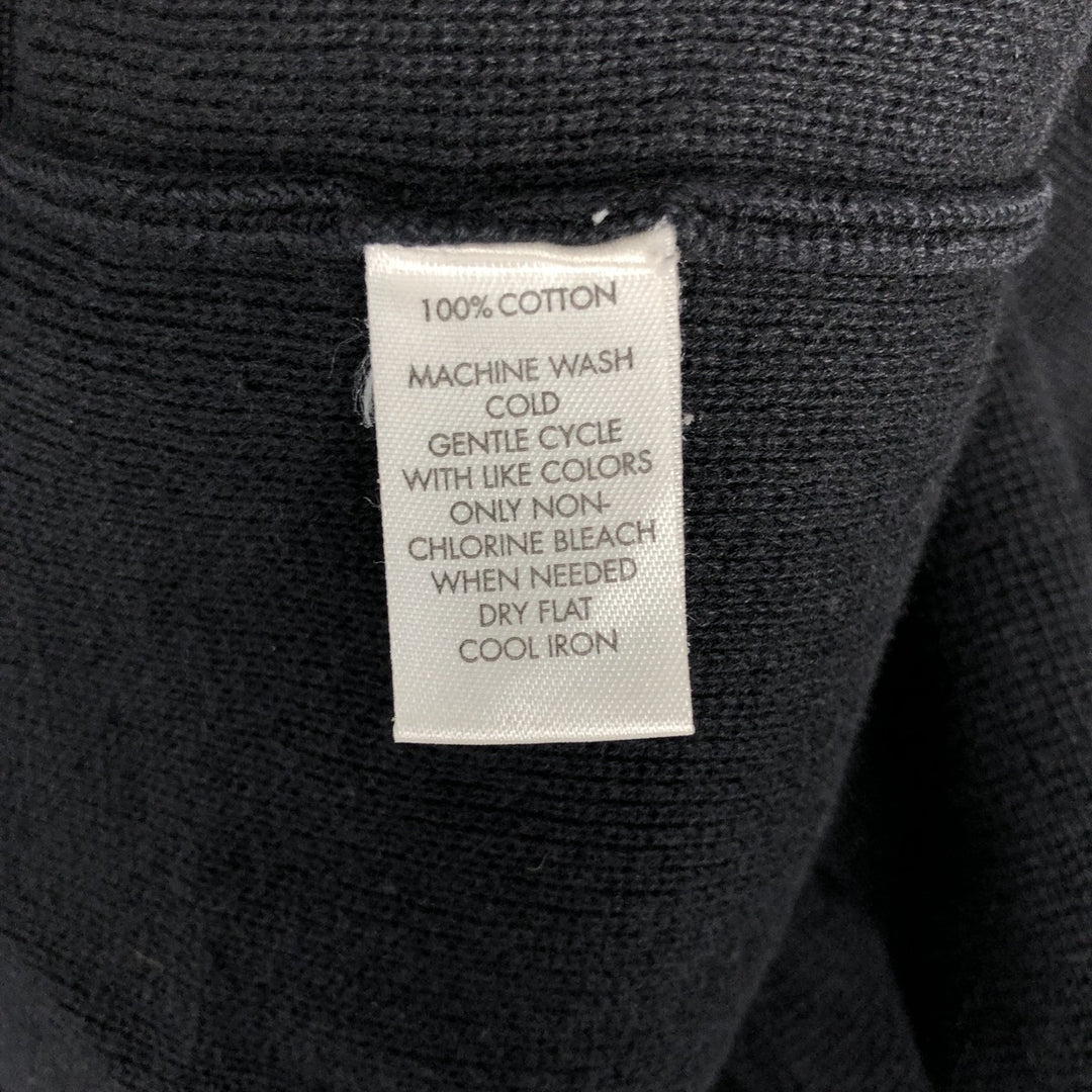 Calvin Klein full-zip sweatshirt, men's size M cotton black type Vintage Second Hand