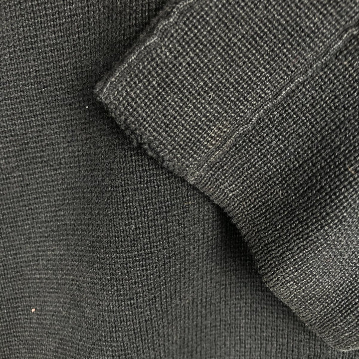 Calvin Klein full-zip sweatshirt, men's size M cotton black type Vintage Second Hand