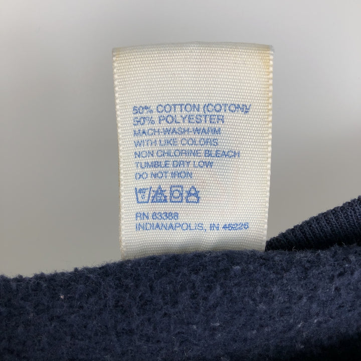 Vintage '90'S Logo Seven NFL Dallas Cowboys Print Sweatshirt, Made in USA, Men's Size XL cotton navy blue type Vintage Second Hand
