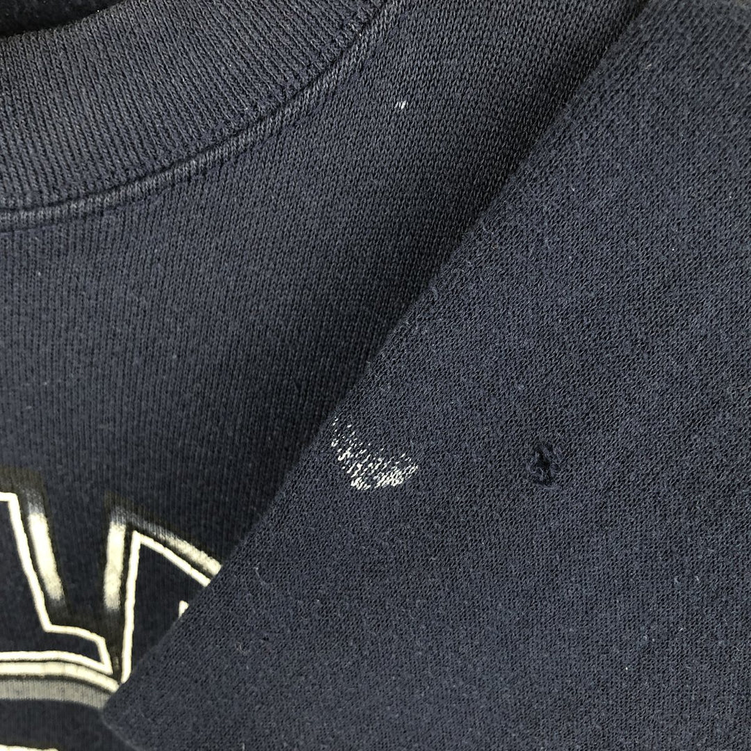 Vintage '90'S Logo Seven NFL Dallas Cowboys Print Sweatshirt, Made in USA, Men's Size XL cotton navy blue type Vintage Second Hand