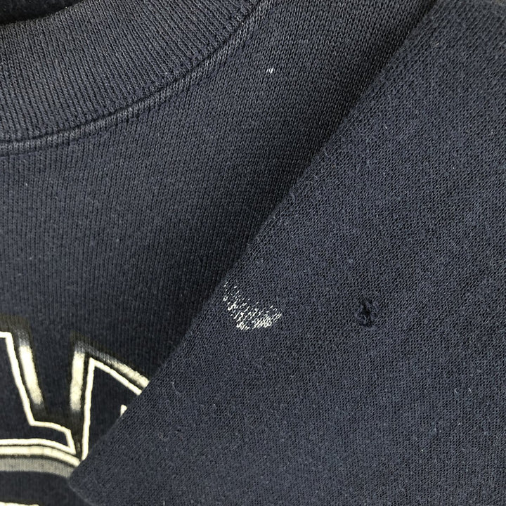 Vintage '90'S Logo Seven NFL Dallas Cowboys Print Sweatshirt, Made in USA, Men's Size XL cotton navy blue type Vintage Second Hand