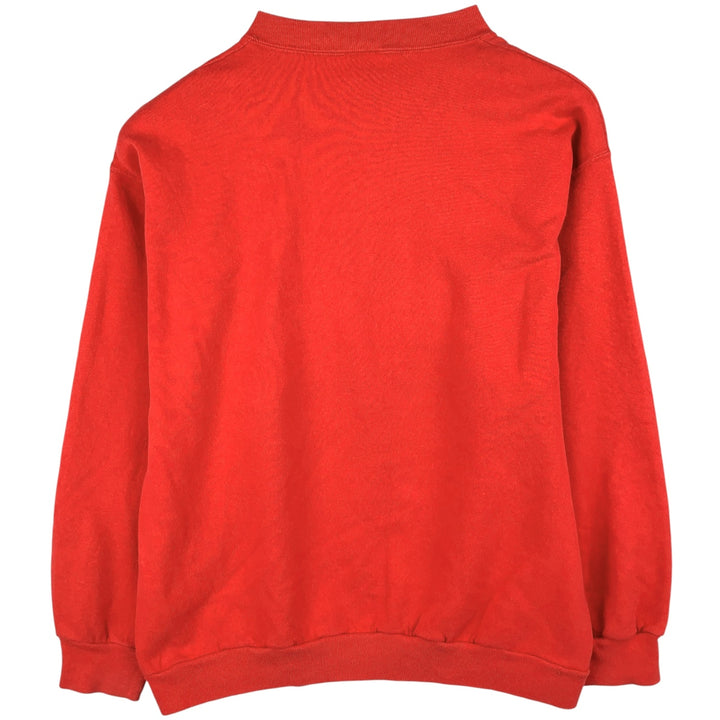 90'S TRENCH NFL San Francisco 49ers Print Sweatshirt, Made in USA, Men's Size L cotton orange type Vintage Second Hand
