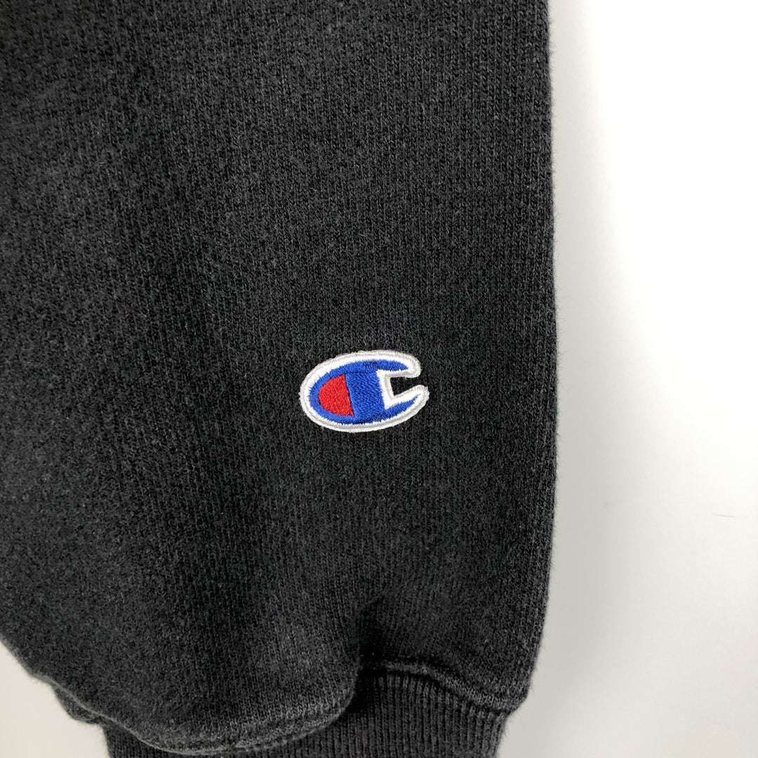 Champion REVERSE WEAVE Advertising Sweat Pullover Hoodie, Men's Size M cotton black type Vintage Second Hand
