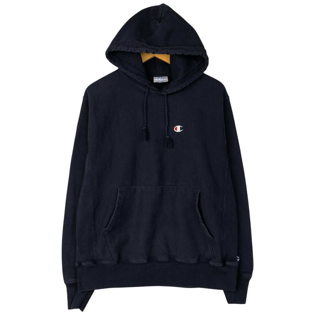 Champion REVERSE WEAVE Reverse Weave Sweat Pullover Hoodie Men's M cotton navy blue type Vintage Second Hand
