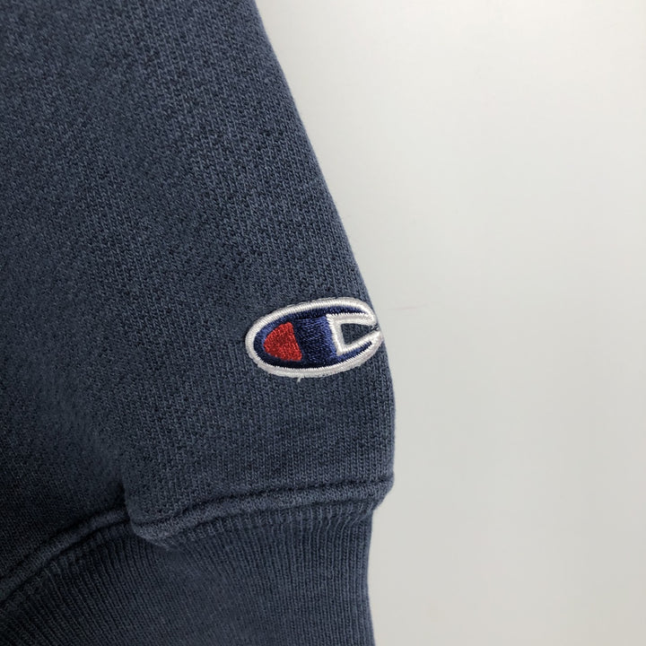 2000'S Champion REVERSE WEAVE Reverse Weave College Sweatshirt Pullover Hoodie, Men's Size Small cotton navy blue type Vintage Second Hand