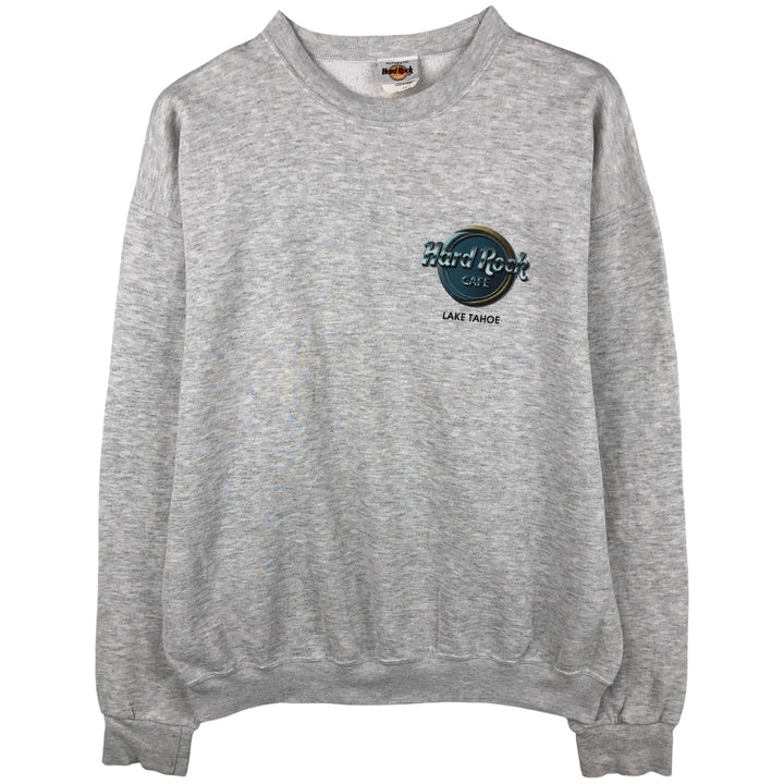 HARD ROCK CAFE Advertising Sweatshirt, Made in USA, Men's XL polyester gray type Vintage Second Hand