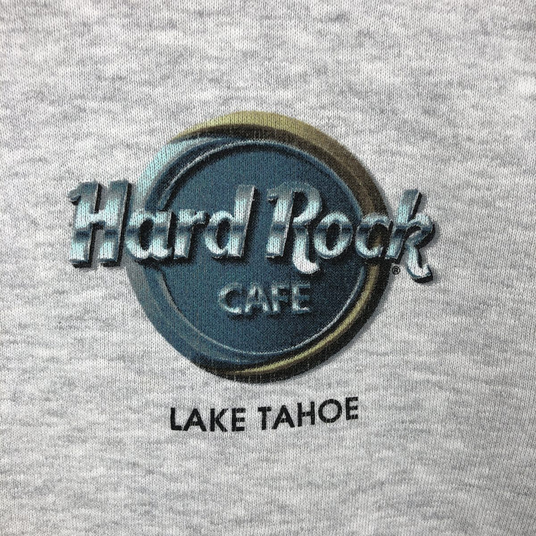 HARD ROCK CAFE Advertising Sweatshirt, Made in USA, Men's XL polyester gray type Vintage Second Hand