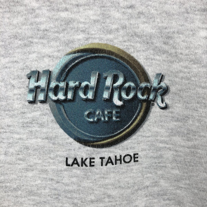 HARD ROCK CAFE Advertising Sweatshirt, Made in USA, Men's XL polyester gray type Vintage Second Hand