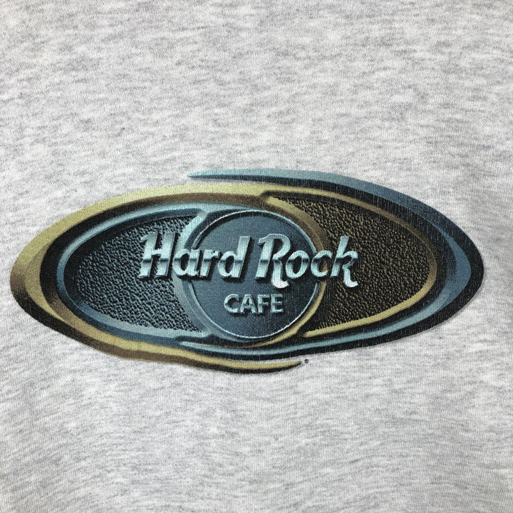 HARD ROCK CAFE Advertising Sweatshirt, Made in USA, Men's XL polyester gray type Vintage Second Hand