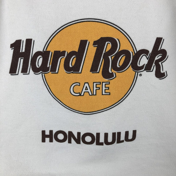 Vintage 90'S Hanes Hard Rock Cafe Advertising Sweatshirt, Made in USA, Men's XXL cotton white type Vintage Second Hand