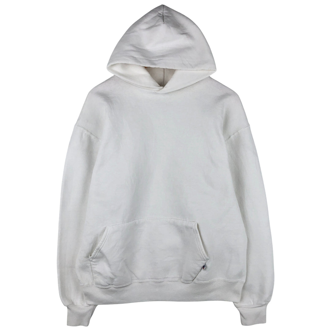 Vintage 90'S Russell pullover sweatshirt, made in the USA, men's size XL cotton white type Vintage Second Hand